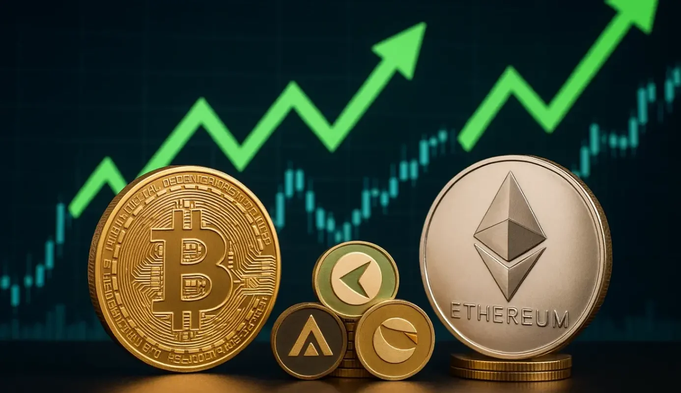 Альткойны vs Bitcoin и Ethereum — какие криптовалюты показывают рост в 2025 году