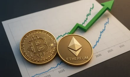 Прогноз курса Биткоина (BTC) и Эфириума (ETH) на 2025 год