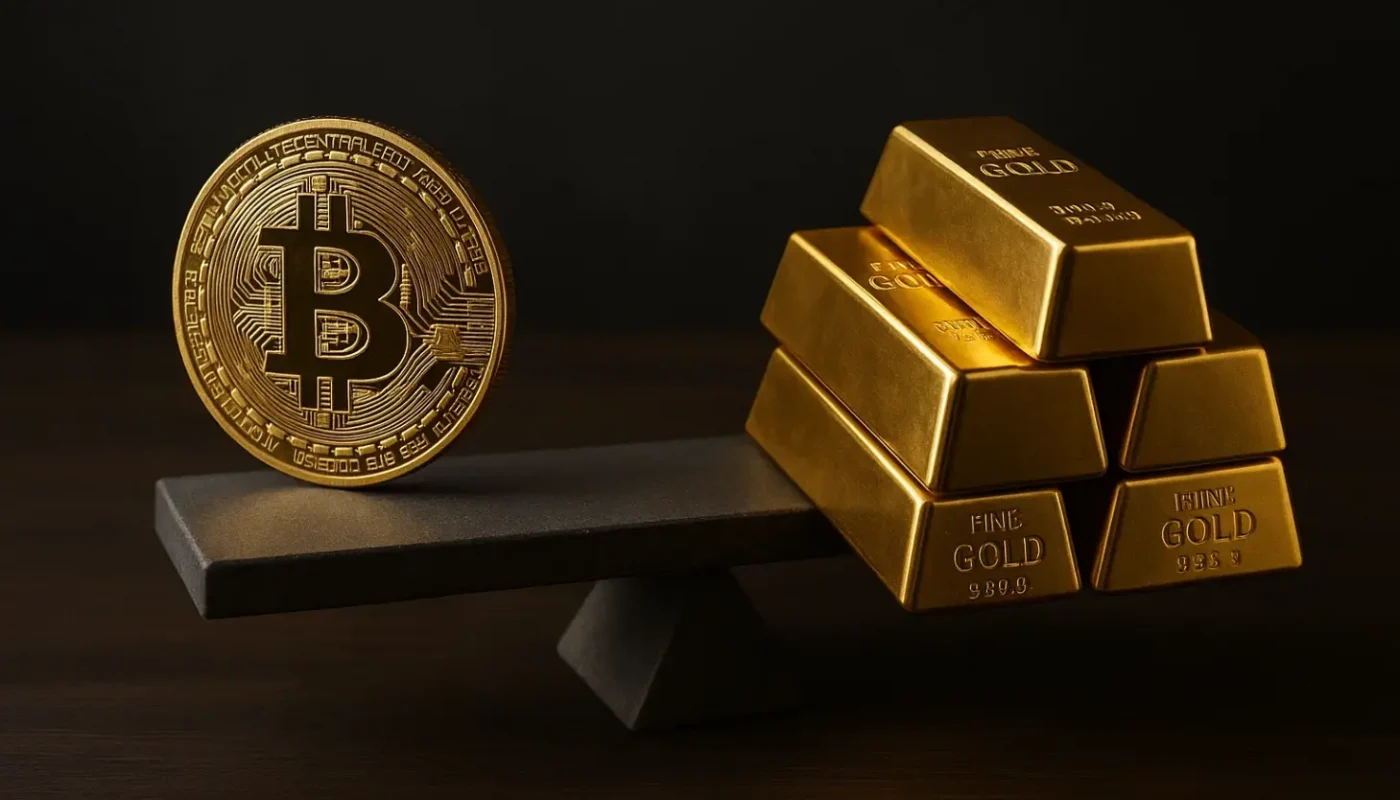Bitcoin vs золото — что лучше для инвестиций в 2025 году