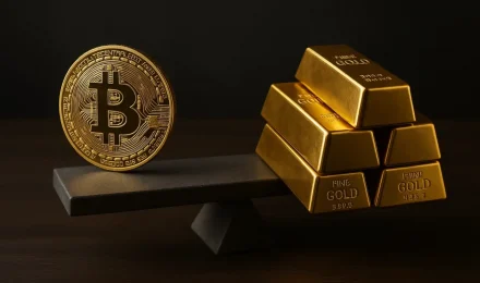 Bitcoin vs золото — что лучше для инвестиций в 2025 году