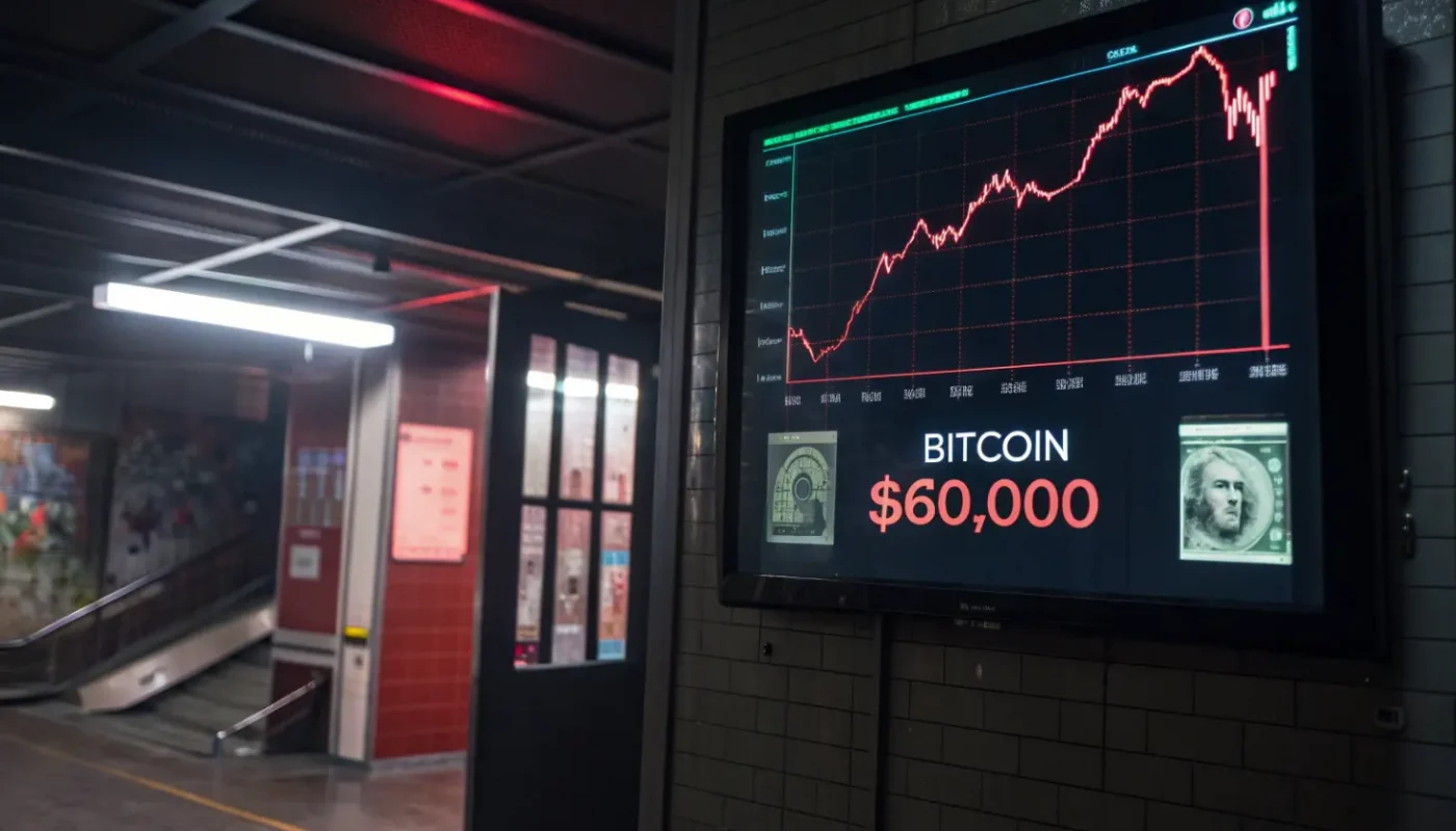 Крах Bitcoin в 2026: падение до $60 000 и прогноз курса криптовалют